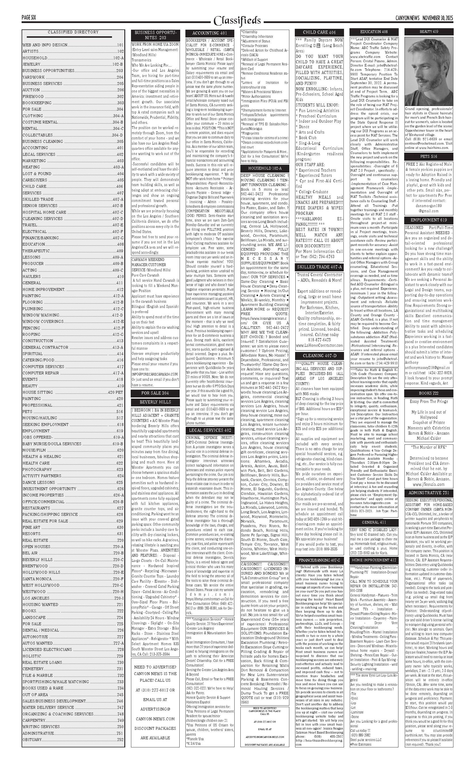 Canyon News Bradsheet Page 06