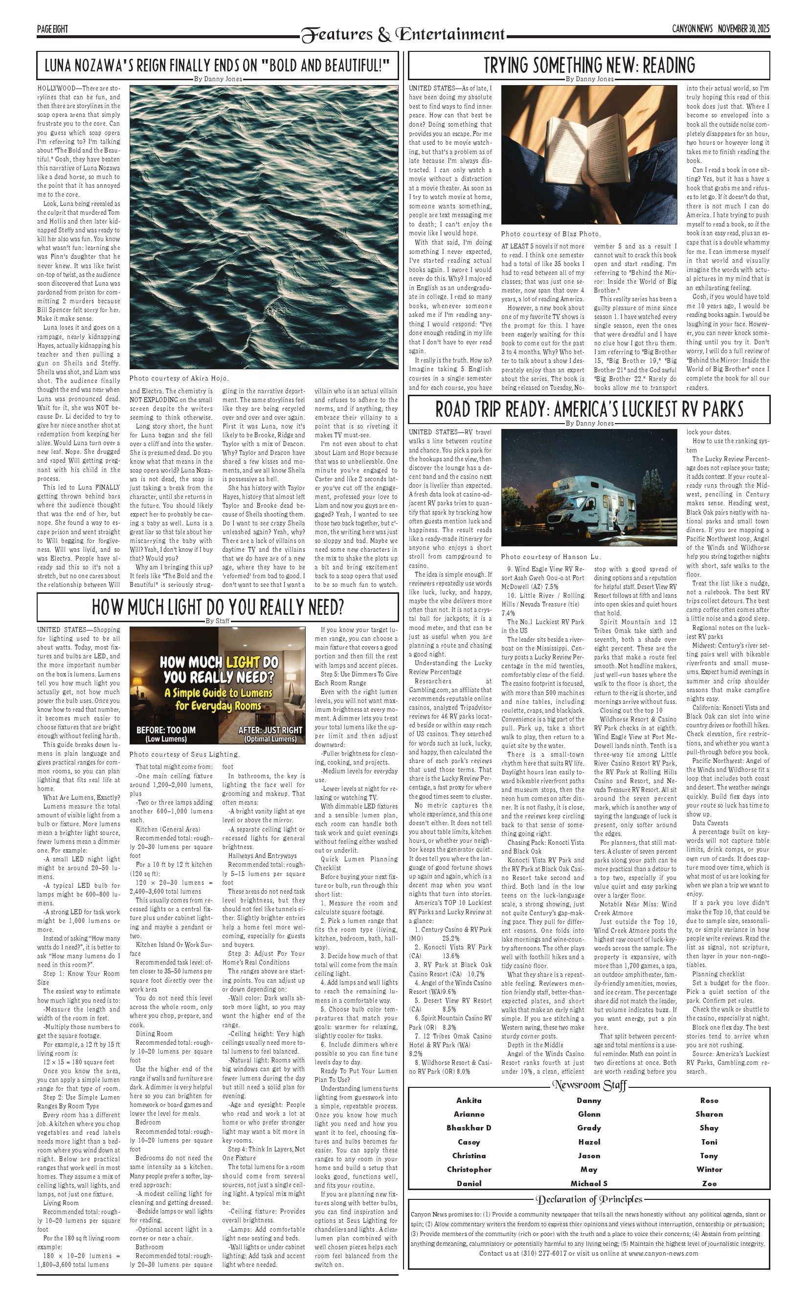 Canyon News Bradsheet Page 08